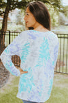 Tie-Dye Scoop Neck Long Sleeve (SALE)