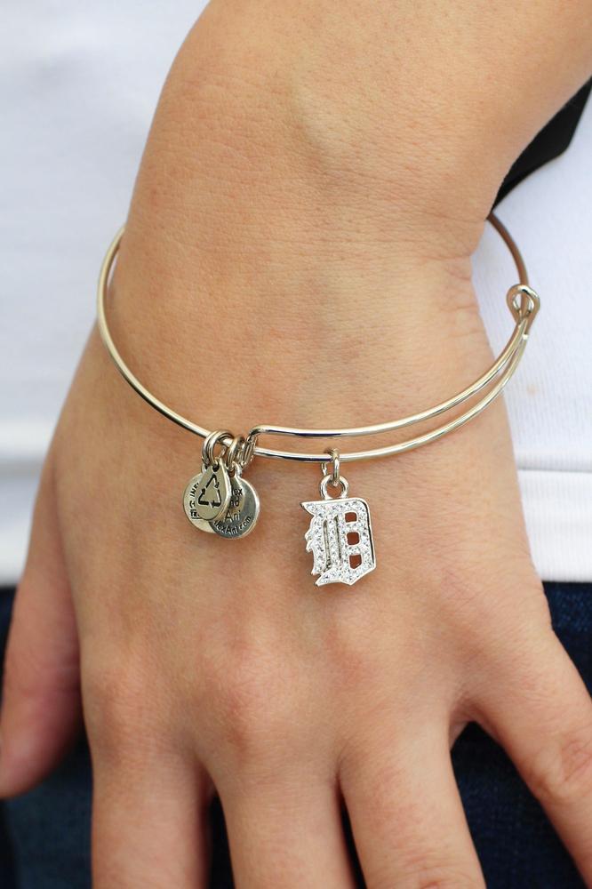 Detroit D Charm Bangle - Glitz &amp; Ears