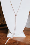 Long Rhinestone Strand Lariat