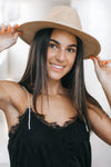 Canvas Woven Banded Sun Hat