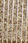 Glitter Background & Metal Lines Clutch - Glitz & Ears