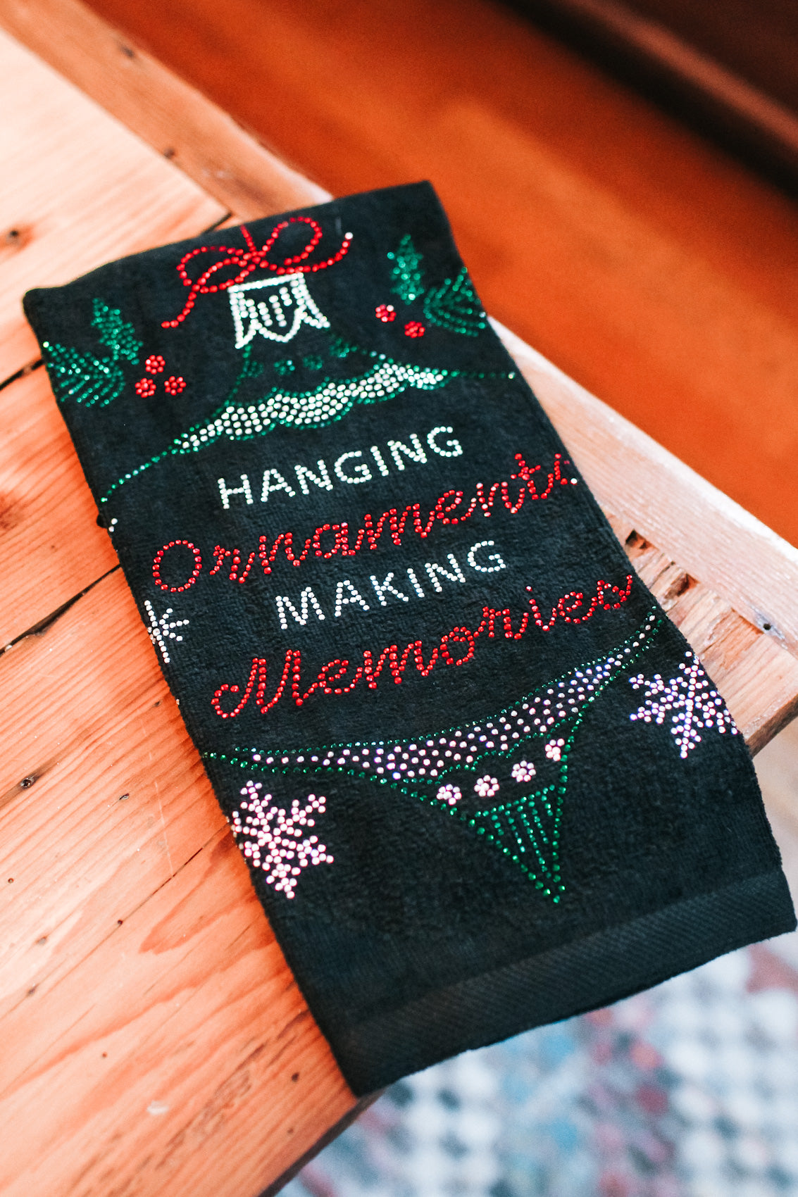 Hanging Ornaments Making Memories Towel (SALE)